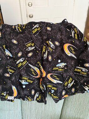 Star Trek Boxer-Style Shorts - Ladies Boxer Shorts - Elastic Waist, size Large